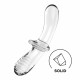 Двосторонній скляний дилдо Satisfyer Double Crystal Transparent, боросилікатне скло, унісекс Двосторонній скляний дилдо Satisfyer Double Crystal Transparent, боросилікатне скло, унісекс