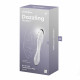 Двосторонній скляний дилдо Satisfyer Dazzling Crystal 1 Transparent, дуже міцний, без стопера Двосторонній скляний дилдо Satisfyer Dazzling Crystal 1 Transparent, дуже міцний, без стопера