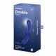 Двосторонній скляний дилдо Satisfyer Double Crystal Light blue, боросилікатне скло, унісекс Двосторонній скляний дилдо Satisfyer Double Crystal Light blue, боросилікатне скло, унісекс
