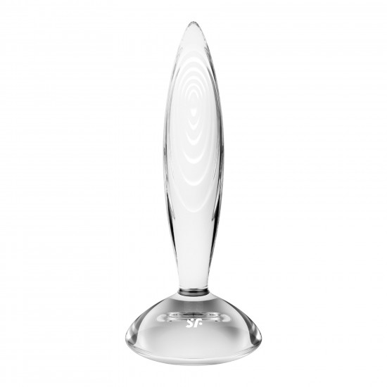 Скляна анальна пробка Satisfyer Sparkling Crystal, дуже міцна, термостійка Скляна анальна пробка Satisfyer Sparkling Crystal, дуже міцна, термостійка