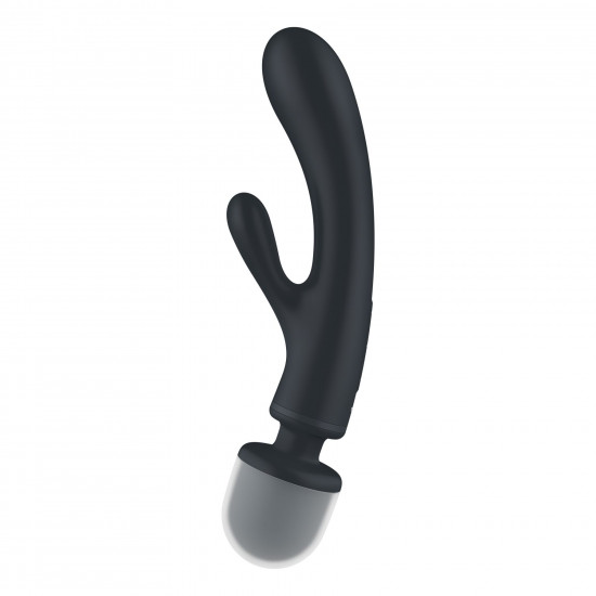 Вібратор-кролик з вібромасажером Satisfyer Triple Lover Grey, 3 мотори Вібратор-кролик з вібромасажером Satisfyer Triple Lover Grey, 3 мотори