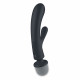Вібратор-кролик з вібромасажером Satisfyer Triple Lover Grey, 3 мотори Вібратор-кролик з вібромасажером Satisfyer Triple Lover Grey, 3 мотори