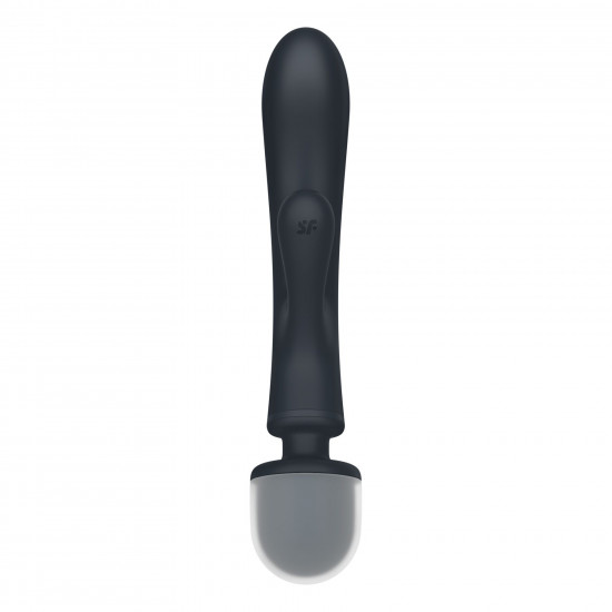 Вібратор-кролик з вібромасажером Satisfyer Triple Lover Grey, 3 мотори Вібратор-кролик з вібромасажером Satisfyer Triple Lover Grey, 3 мотори