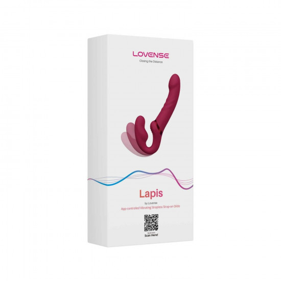 Безремінний смарт-страпон Lovense Lapis vibrating strapless strap-on, 3 мотори Безремінний смарт-страпон Lovense Lapis vibrating strapless strap-on, 3 мотори