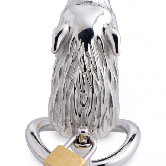 Клітка для пеніса Master Series: Tiger King Cock Cage With Lock, три кільця, замок, три ключі Клітка для пеніса Master Series: Tiger King Cock Cage With Lock, три кільця, замок, три ключі