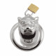 Клітка для пеніса Master Series: Tiger King Cock Cage With Lock, три кільця, замок, три ключі Клітка для пеніса Master Series: Tiger King Cock Cage With Lock, три кільця, замок, три ключі