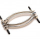 Затискач для статевих губ Master Series: Pussy Tugger Adjustable Vagina Clamp with Chain Затискач для статевих губ Master Series: Pussy Tugger Adjustable Vagina Clamp with Chain