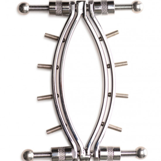 Затискач для вагіни Master Series: Spread 'Em Poker Vagina Clamp with Adjustable Pressure Screws, ши Затискач для вагіни Master Series: Spread 'Em Poker Vagina Clamp with Adjustable Pressure Screws, ши