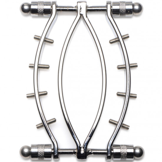 Затискач для вагіни Master Series: Spread 'Em Poker Vagina Clamp with Adjustable Pressure Screws, ши Затискач для вагіни Master Series: Spread 'Em Poker Vagina Clamp with Adjustable Pressure Screws, ши