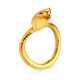Ерекційне кільце з головою кобри Master Series: Cobra King Golden Cock Ring Ерекційне кільце з головою кобри Master Series: Cobra King Golden Cock Ring