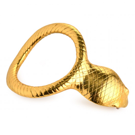 Ерекційне кільце з головою кобри Master Series: Cobra King Golden Cock Ring Ерекційне кільце з головою кобри Master Series: Cobra King Golden Cock Ring