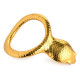 Ерекційне кільце з головою кобри Master Series: Cobra King Golden Cock Ring Ерекційне кільце з головою кобри Master Series: Cobra King Golden Cock Ring