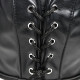 Маска з рогами Master Series: Dungeon Demon Bondage Mask with Horns, чорна Маска з рогами Master Series: Dungeon Demon Bondage Mask with Horns, чорна