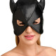 Маска з рогами Master Series: Dungeon Demon Bondage Mask with Horns, чорна Маска з рогами Master Series: Dungeon Demon Bondage Mask with Horns, чорна