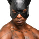 Маска з рогами Master Series: Dungeon Demon Bondage Mask with Horns, чорна Маска з рогами Master Series: Dungeon Demon Bondage Mask with Horns, чорна