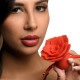 Силіконовий кляп з трояндою Master Series: Blossom Silicone Rose Gag – Red Силіконовий кляп з трояндою Master Series: Blossom Silicone Rose Gag – Red
