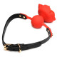 Силіконовий кляп з трояндою Master Series: Blossom Silicone Rose Gag – Red Силіконовий кляп з трояндою Master Series: Blossom Silicone Rose Gag – Red