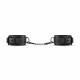 Поножі Bedroom Fantasies: Faux Leather Ankle Cuffs, чорні Поножі Bedroom Fantasies: Faux Leather Ankle Cuffs, чорні
