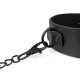 Нашийник з повідцем Bedroom Fantasies: Faux Leather Collar & Chain Нашийник з повідцем Bedroom Fantasies: Faux Leather Collar & Chain