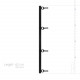 Фіксатор для рук та ніг Bedroom Fantasies: Spreader Bar Lightweight Restraint Bar, чорний Фіксатор для рук та ніг Bedroom Fantasies: Spreader Bar Lightweight Restraint Bar, чорний