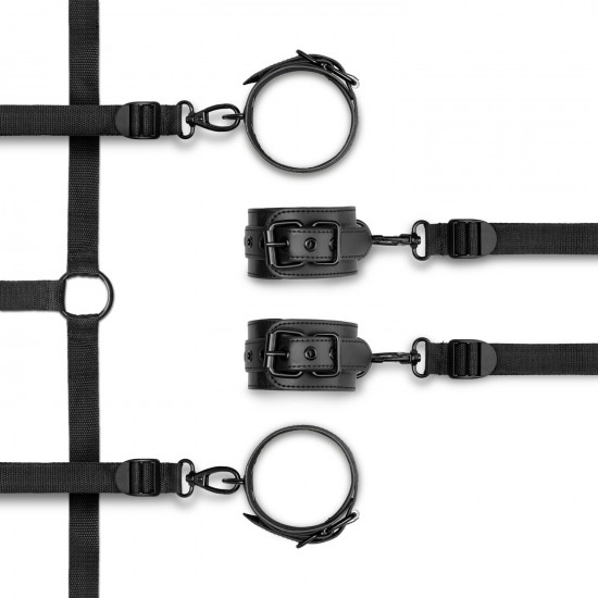 Фіксатор на ліжко з наручниками та поножами Bedroom Fantasies: Under the bed Restraint Bondage Set Фіксатор на ліжко з наручниками та поножами Bedroom Fantasies: Under the bed Restraint Bondage Set