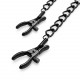 Затискачі для сосків Bedroom Fantasies Nipple Clamps with Chain - Black Затискачі для сосків Bedroom Fantasies Nipple Clamps with Chain - Black