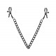 Затискачі для сосків Bedroom Fantasies Nipple Clamps with Chain - Black Затискачі для сосків Bedroom Fantasies Nipple Clamps with Chain - Black