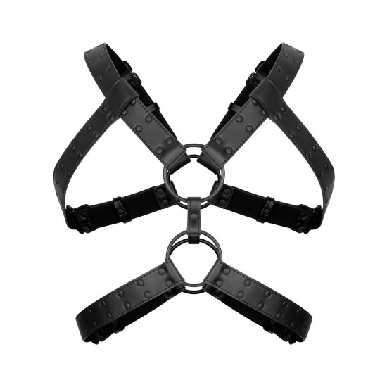 Портупея Bedroom Fantasies: Rocco Bondage Harness, чорна Портупея Bedroom Fantasies: Rocco Bondage Harness, чорна