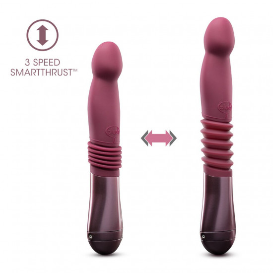 Пульсатор Temptasia by Blush - Trixie Thrusting Dildo - Wine Red Пульсатор Temptasia by Blush - Trixie Thrusting Dildo - Wine Red
