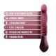 Пульсатор Temptasia by Blush - Trixie Thrusting Dildo - Wine Red Пульсатор Temptasia by Blush - Trixie Thrusting Dildo - Wine Red