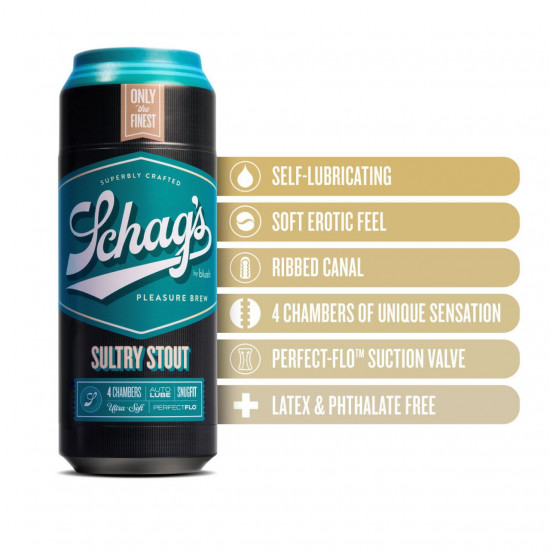 Мастурбатор Schag's by Blush - Sultry Stout Masturbator - Frosted Мастурбатор Schag's by Blush - Sultry Stout Masturbator - Frosted
