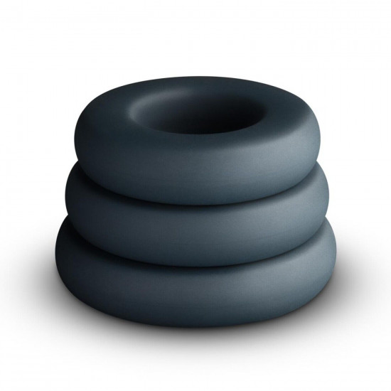 Набір ерекційних кілець Boners 3-Piece Hefty Cock Ring Set Набір ерекційних кілець Boners 3-Piece Hefty Cock Ring Set