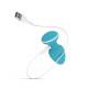 Анальна вібропробка Cala Azul - Blanca Vibrating anal plug Анальна вібропробка Cala Azul - Blanca Vibrating anal plug