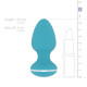 Анальна вібропробка Cala Azul - Blanca Vibrating anal plug Анальна вібропробка Cala Azul - Blanca Vibrating anal plug