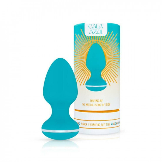 Анальна вібропробка Cala Azul - Blanca Vibrating anal plug Анальна вібропробка Cala Azul - Blanca Vibrating anal plug