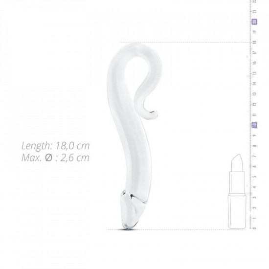 Скляний дилдо Gildo Glass Dildo No. 14, реалістична головка Скляний дилдо Gildo Glass Dildo No. 14, реалістична головка