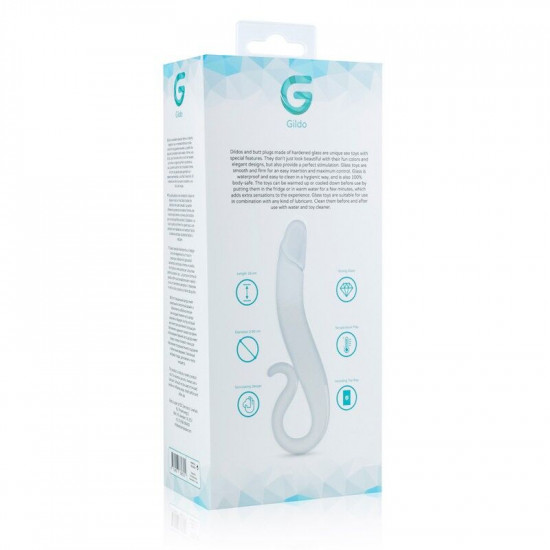 Скляний дилдо Gildo Glass Dildo No. 14, реалістична головка Скляний дилдо Gildo Glass Dildo No. 14, реалістична головка