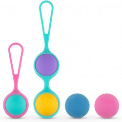 Набір вагінальних кульок PMV20: Vita – Kegel Ball Set, маса 40, 50, 60 г, два тримачі