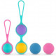 Набір вагінальних кульок PMV20: Vita – Kegel Ball Set, маса 40, 50, 60 г, два тримачі Набір вагінальних кульок PMV20: Vita – Kegel Ball Set, маса 40, 50, 60 г, два тримачі