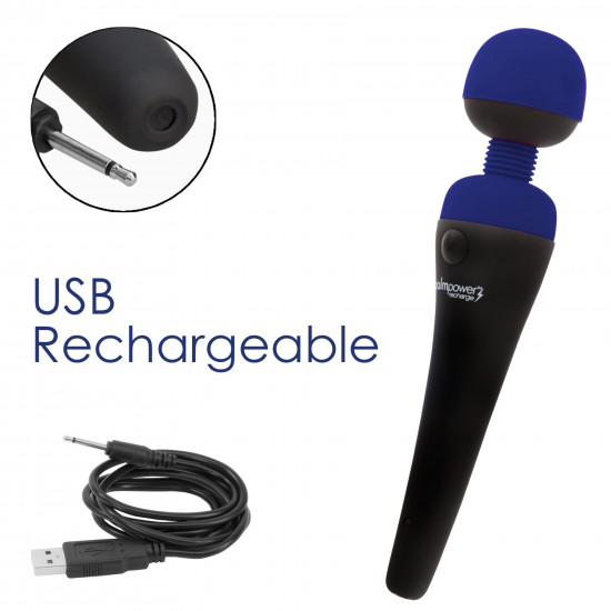 Вібромасажер PalmPower Recharge - Blue Вібромасажер PalmPower Recharge - Blue