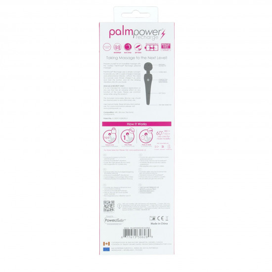 Вібромасажер PalmPower Recharge - Pink Вібромасажер PalmPower Recharge - Pink
