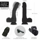 Фалоімітатор Naked Addiction – 8.6” Silicone Rotating & Thrusting Vibrating Dildo with Remote Black Фалоімітатор Naked Addiction – 8.6” Silicone Rotating & Thrusting Vibrating Dildo with Remote Black