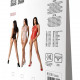 Бодістокінг з імітацією корсетної шнурівки Passion BS094 One Size, black, квітковий візерунок, з дос Бодістокінг з імітацією корсетної шнурівки Passion BS094 One Size, black, квітковий візерунок, з дос