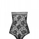 Бодістокінг з імітацією корсетної шнурівки Passion BS094 One Size, black, квітковий візерунок, з дос Бодістокінг з імітацією корсетної шнурівки Passion BS094 One Size, black, квітковий візерунок, з дос