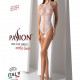 Бодістокінг з імітацією корсетної шнурівки Passion BS094 One Size, white, квітковий візерунок, з дос Бодістокінг з імітацією корсетної шнурівки Passion BS094 One Size, white, квітковий візерунок, з дос