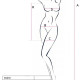 Ажурна мінісукня на тонких бретелях Passion BS096 One Size, white, плетіння на грудях Ажурна мінісукня на тонких бретелях Passion BS096 One Size, white, плетіння на грудях