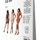 Мінісукня з вертикальним візерунком Passion BS097 One Size, black, плетіння з боків Мінісукня з вертикальним візерунком Passion BS097 One Size, black, плетіння з боків