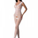 Бодістокінг з крилами Passion BS098 One Size, white, середня сітка, відкритий доступ Бодістокінг з крилами Passion BS098 One Size, white, середня сітка, відкритий доступ