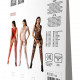 Бодістокінг з плетінням на грудях Passion BS099 One Size, red, відкритий доступ, імітація підв’язок Бодістокінг з плетінням на грудях Passion BS099 One Size, red, відкритий доступ, імітація підв’язок