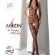 Бодістокінг з плетінням на животику Passion BS100 One Size, black, декоративний шов, з доступом Бодістокінг з плетінням на животику Passion BS100 One Size, black, декоративний шов, з доступом